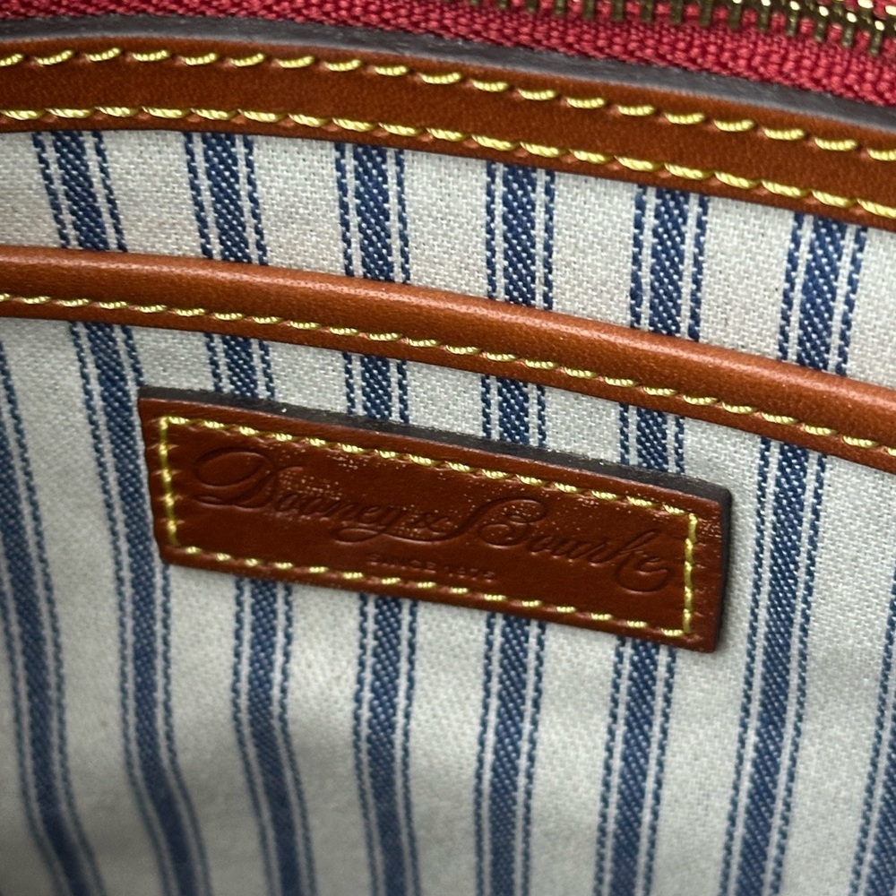 NWOT Dooney & Bourke Mustard Yellow Leather Trim Bucket Bag Purse - Picture 11 of 13